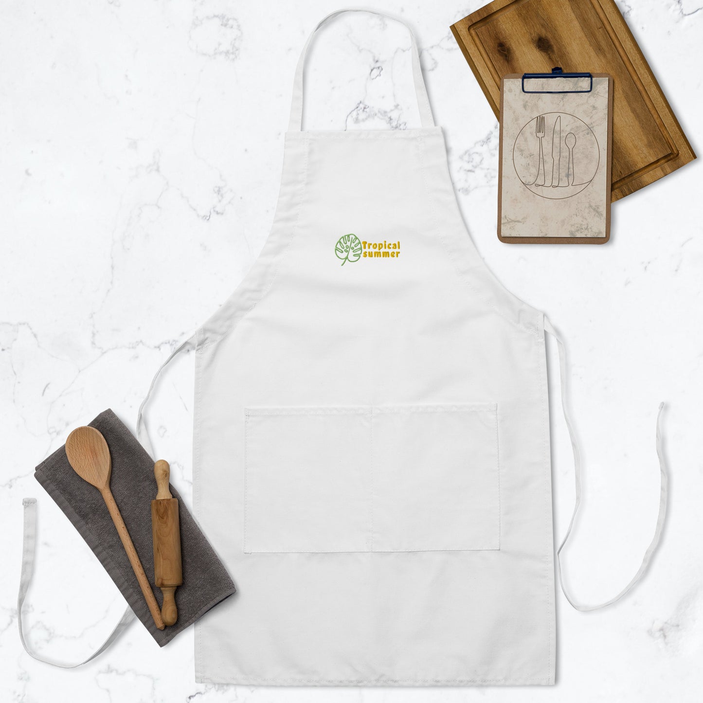 Embroidered Apron - Freebohochic