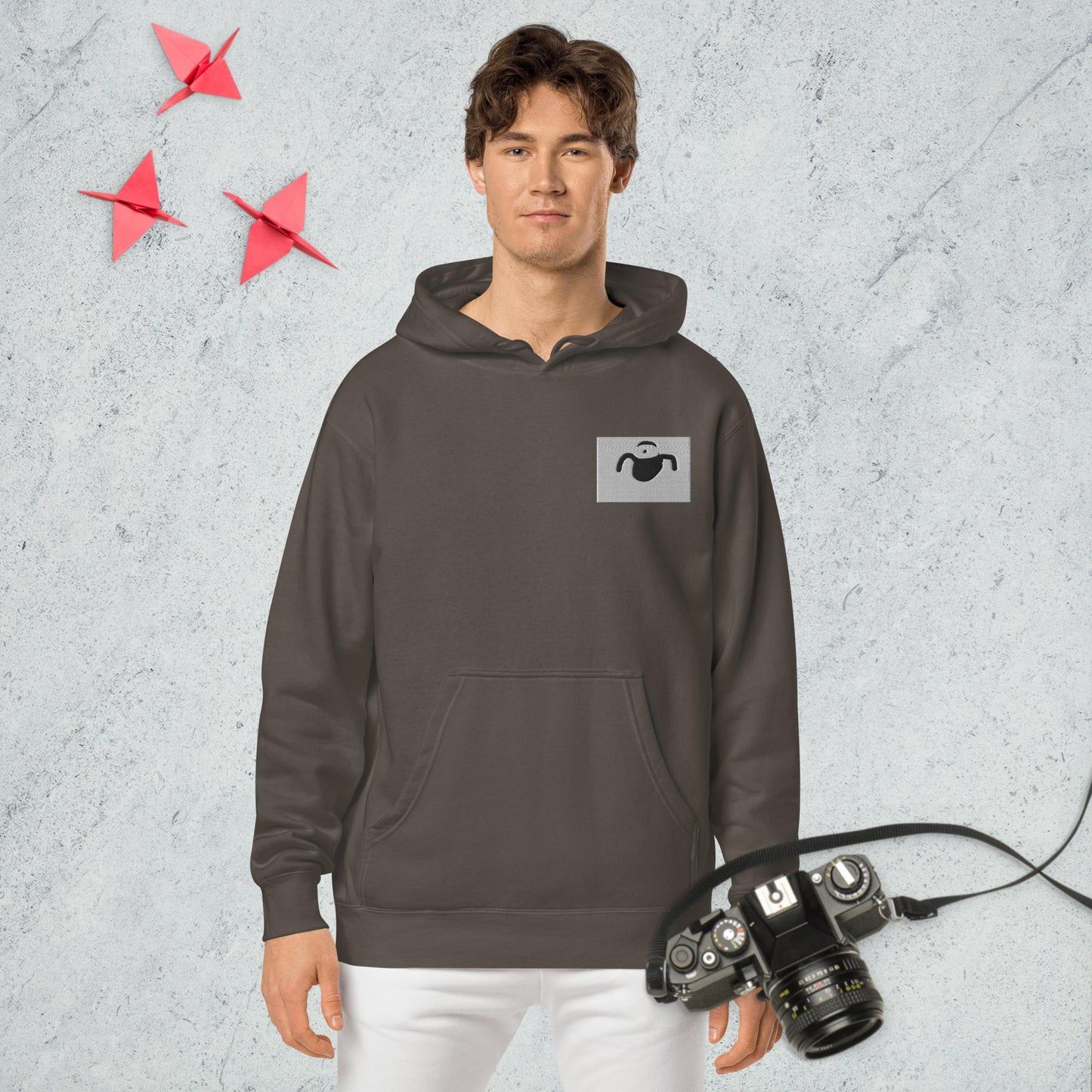 Unisex pigment-dyed hoodie - Freebohochic