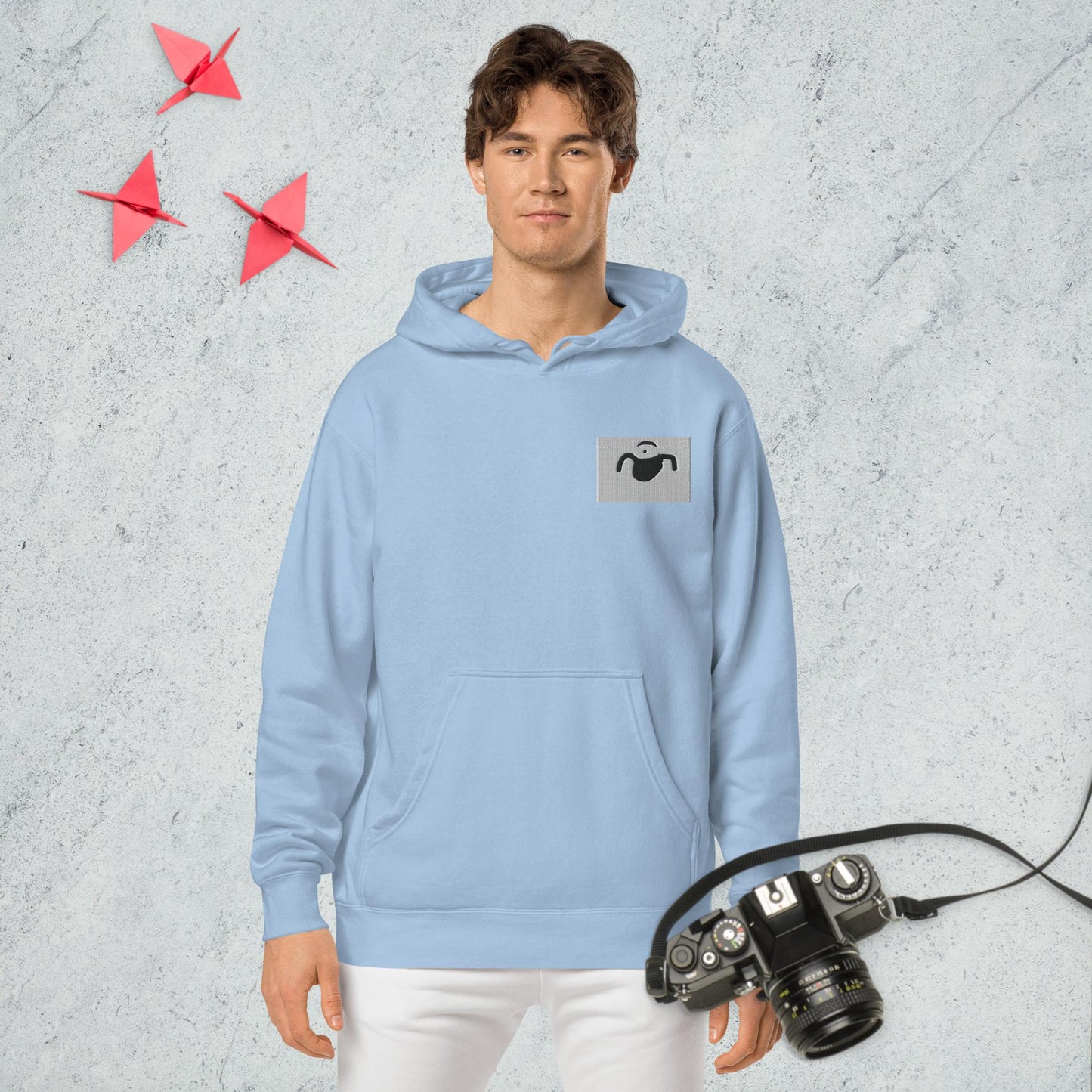 Unisex pigment-dyed hoodie - Freebohochic