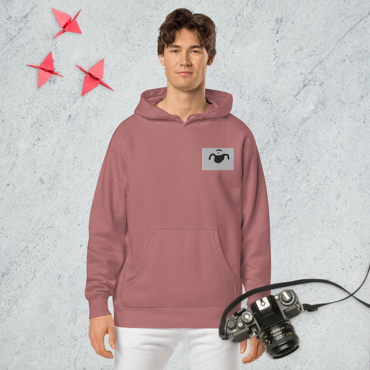 Unisex pigment-dyed hoodie - Freebohochic